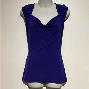“Bundle 4/$19” Express Elegant Purple Women's sleeveless dressy summer Top